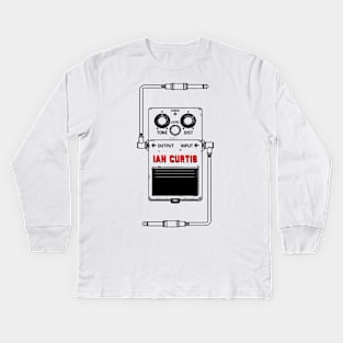 Ian Curtis Kids Long Sleeve T-Shirt